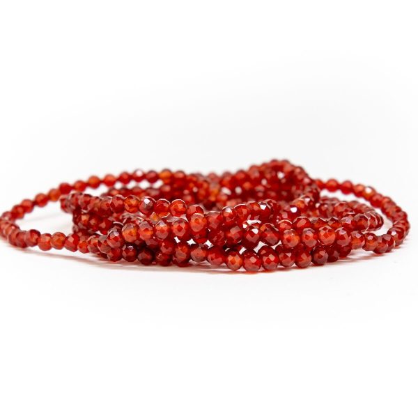 Carnelian Faceted Bracelet