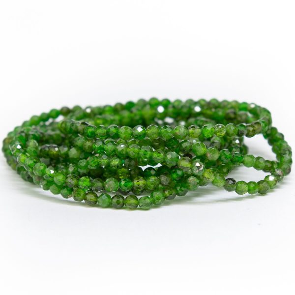 Chrome Diopside Faceted Bracelet
